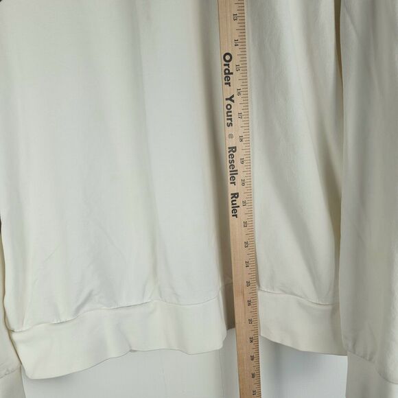 Polo Ralph Lauren Polo Tennis Sweatshirt Quarter Zip Mens L Houston Club Logo 07 - Picture 2 of 11